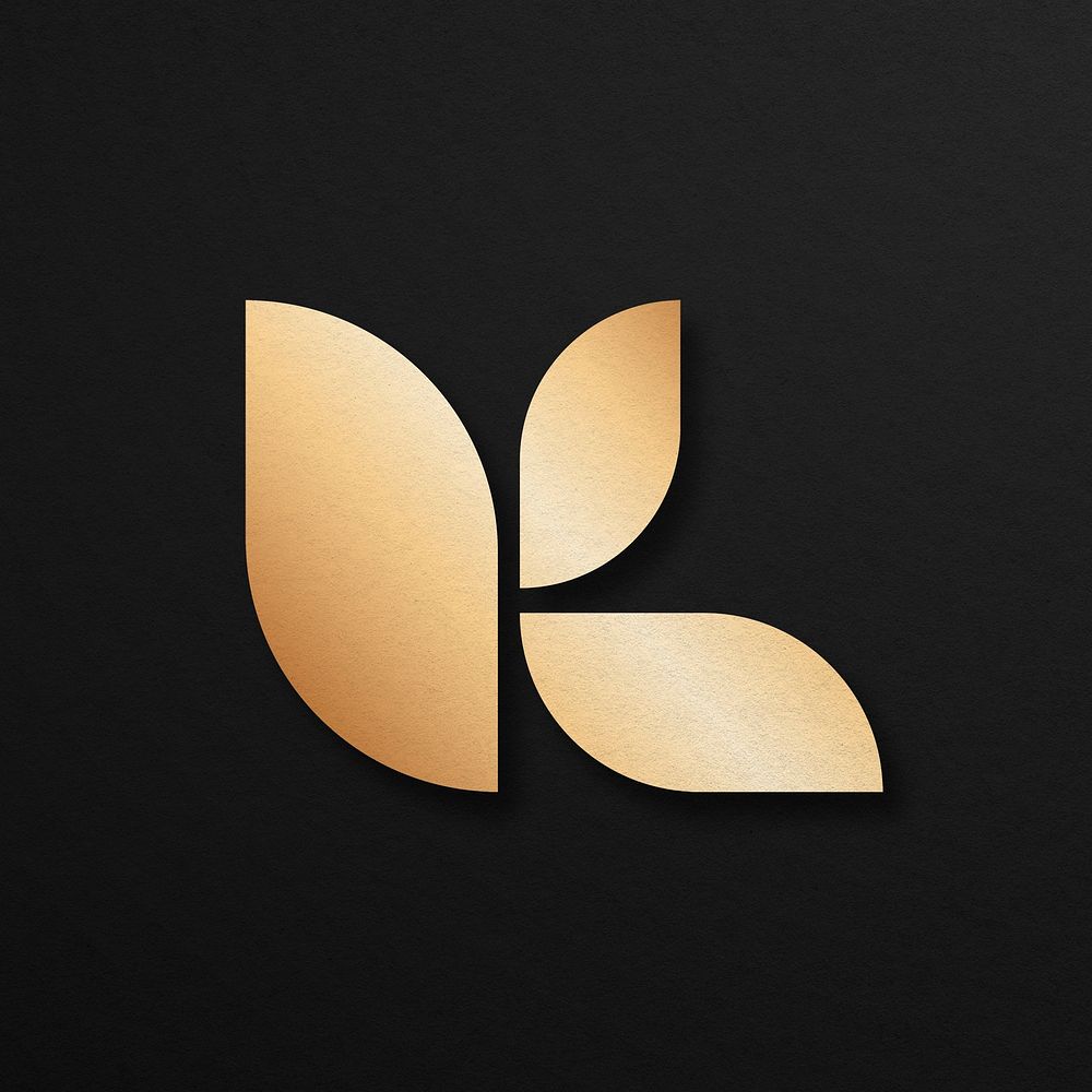 Luxury business logo with K letter design