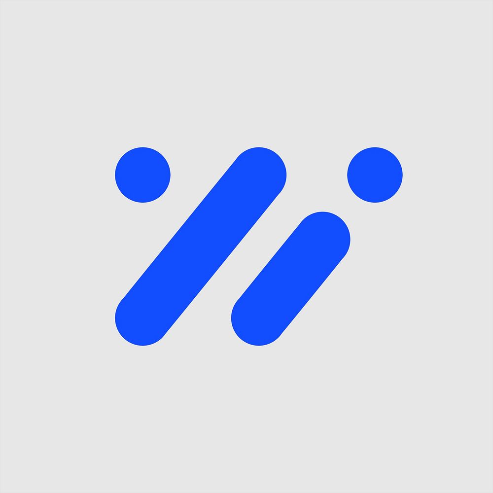 Simple business logo psd icon design
