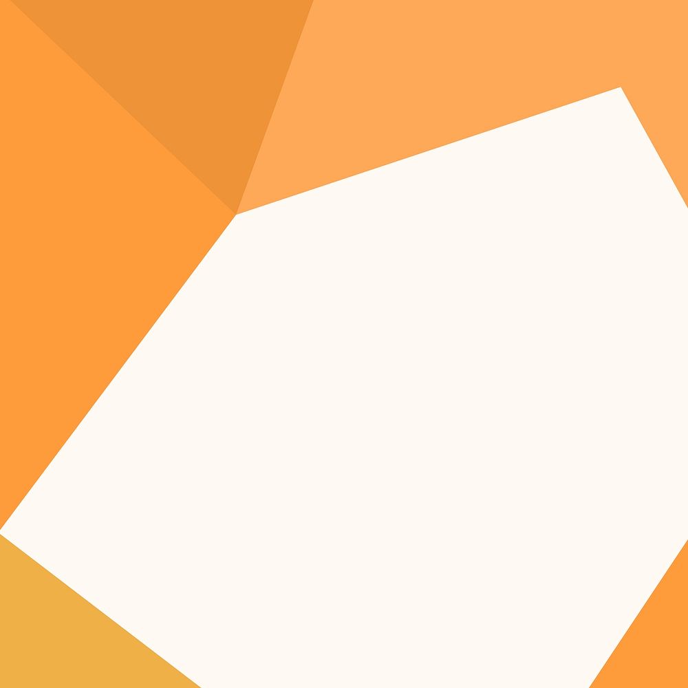 Simple blank orange background vector for business