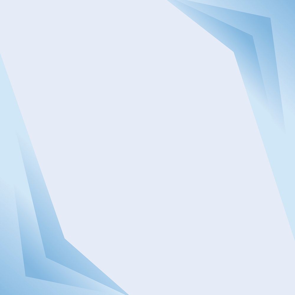 Corporate border blue gradient background with design space