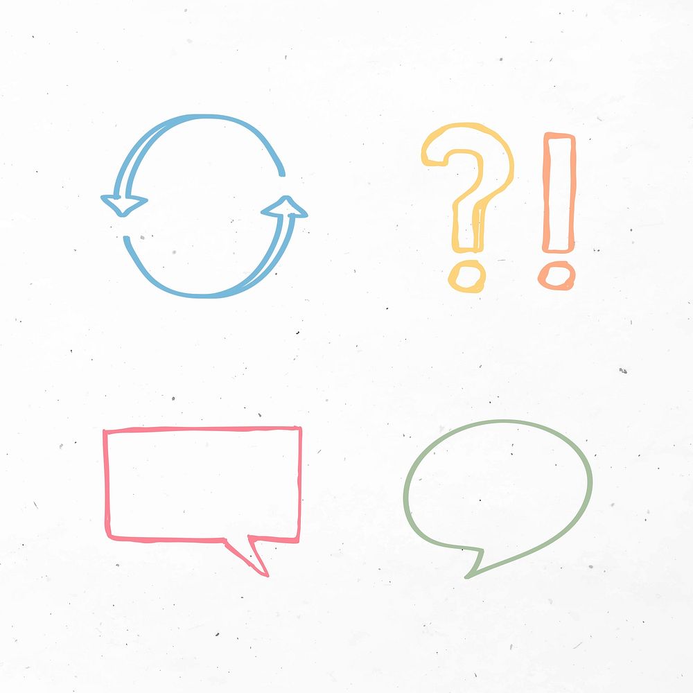 Business speech bubbles vector colorful collection