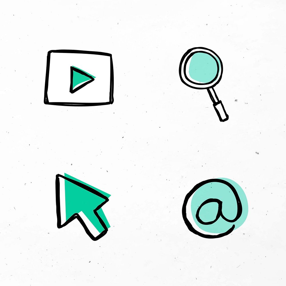 Useful business vector icons for marketing collection