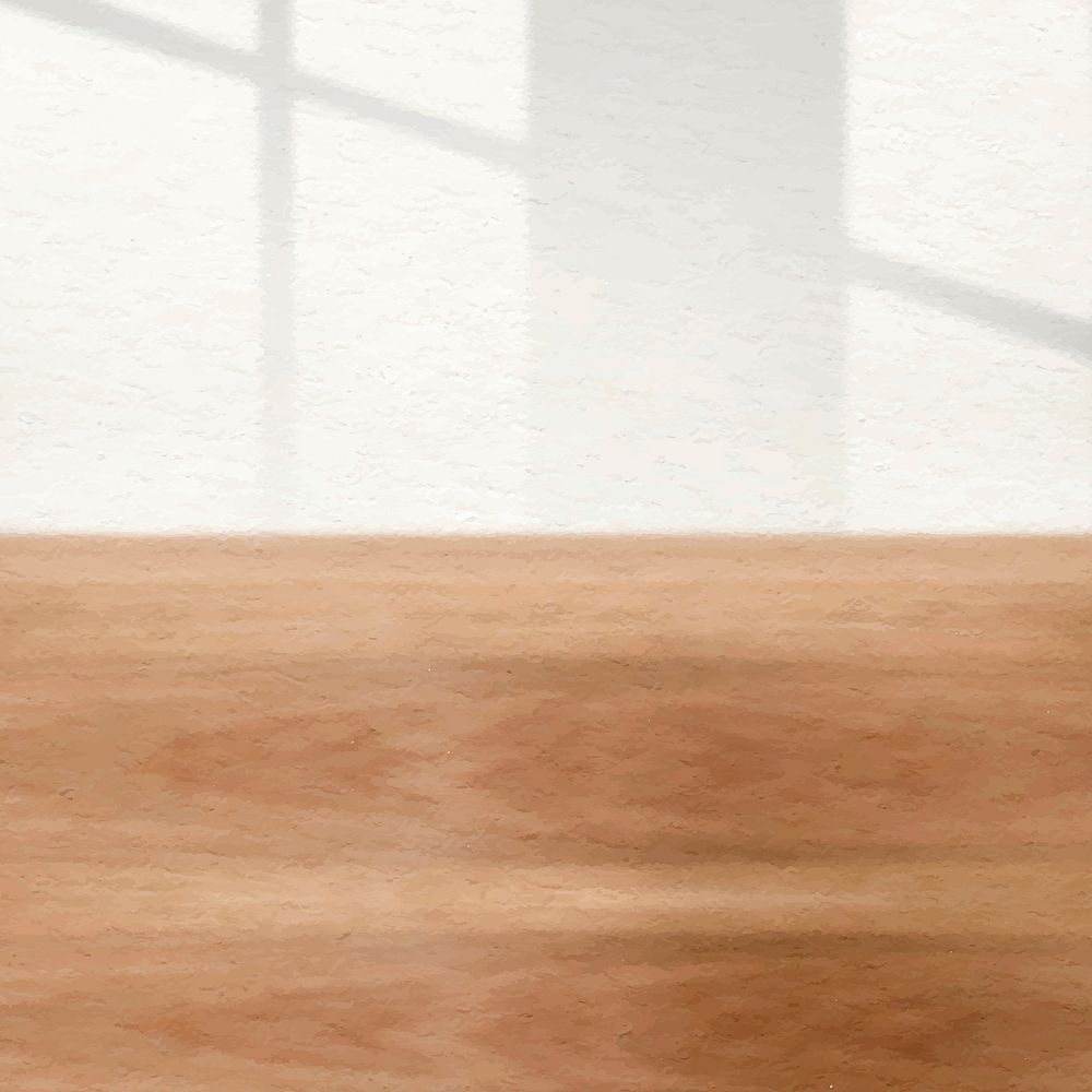 Window shadow aesthetic vector brown wooden texture background