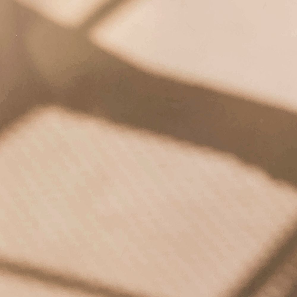 Aesthetic window shadow beige vector on texture background