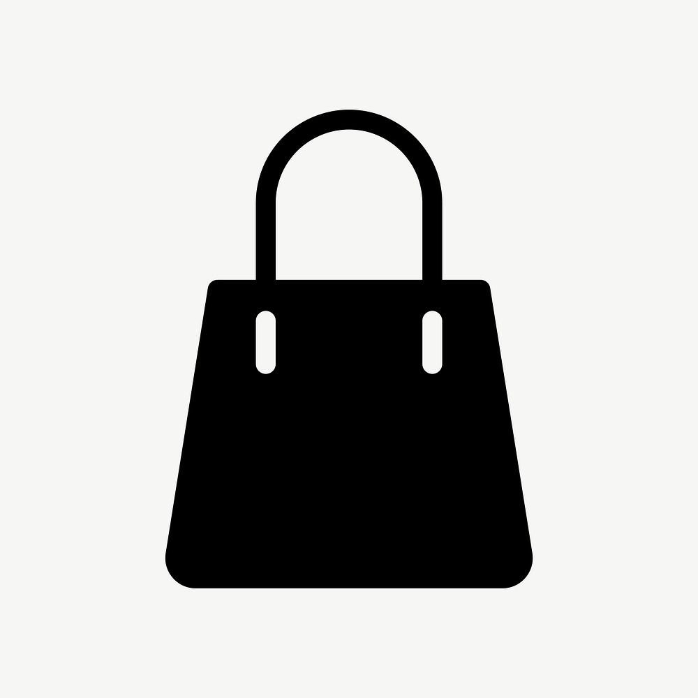 Shopping bag flat vector icon