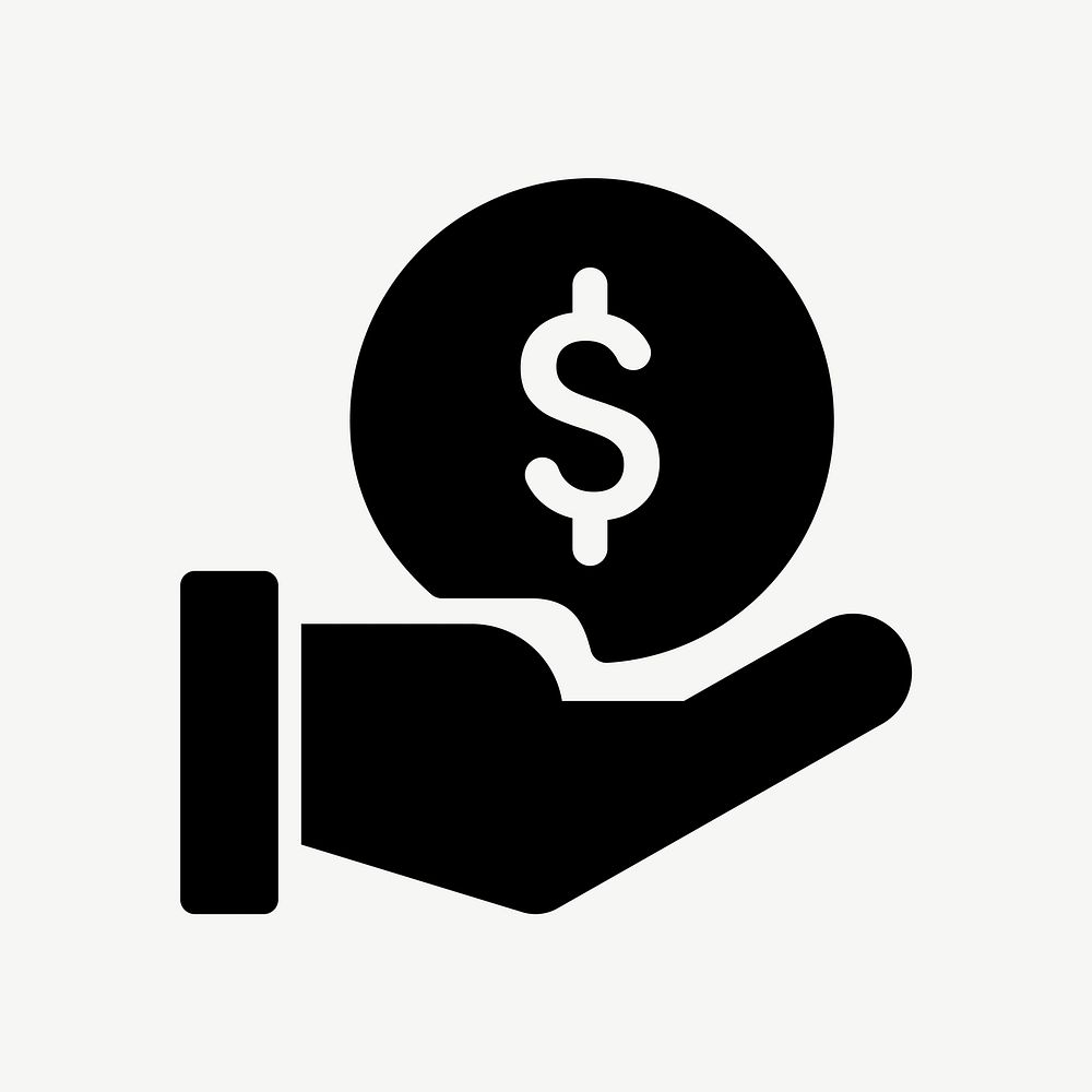 Investment finance flat icon vector