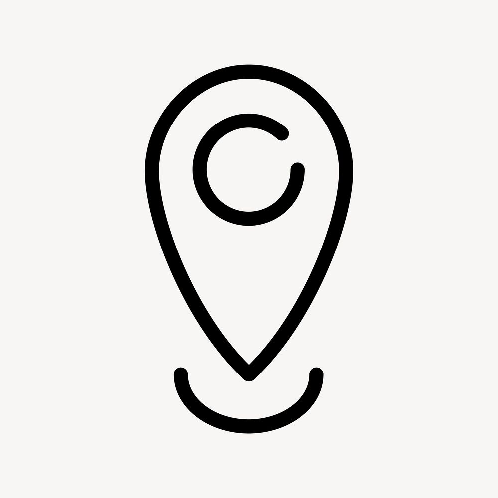 Location icon local business symbol
