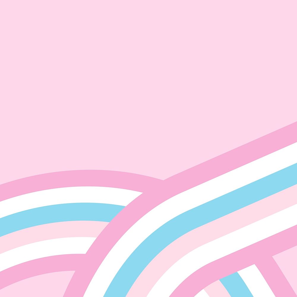 Bigender pride flag background with pink and blue