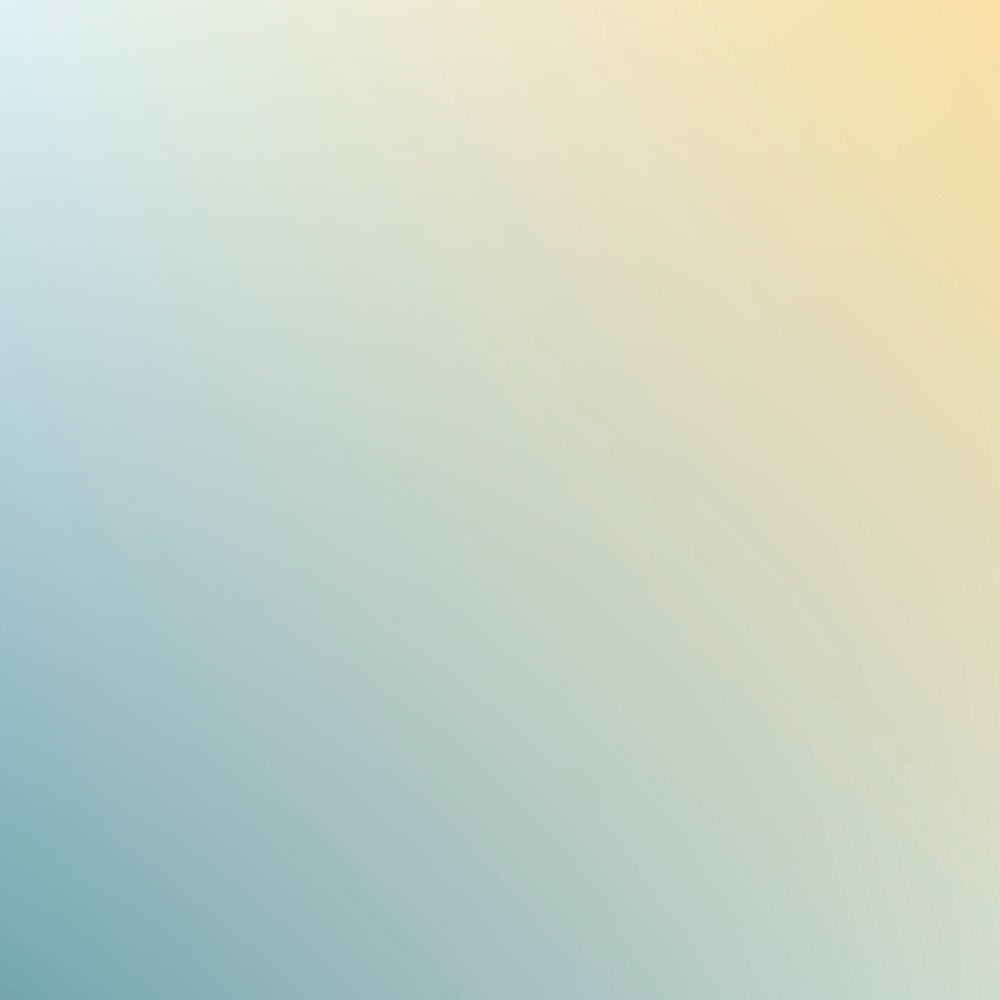 Soft summer gradient background in blue and yellow