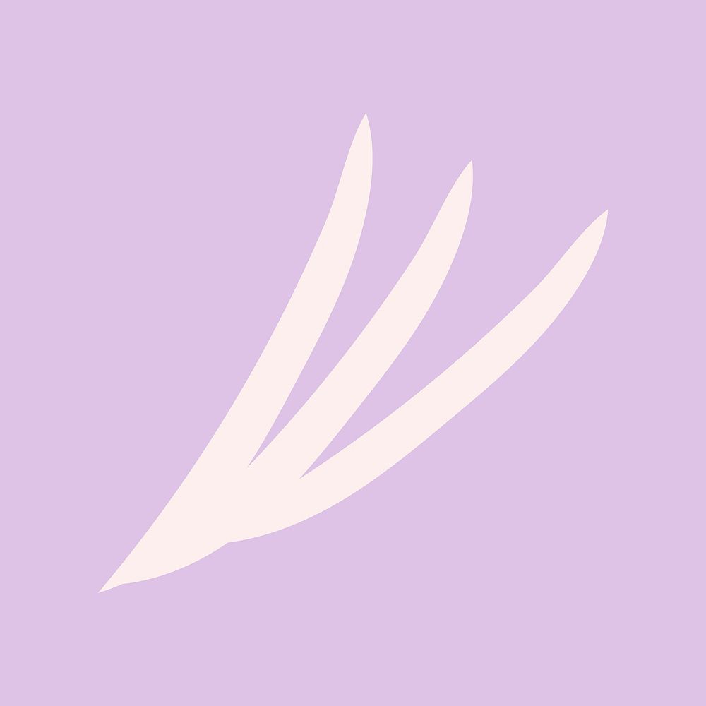 Pastel leaf in tropical theme