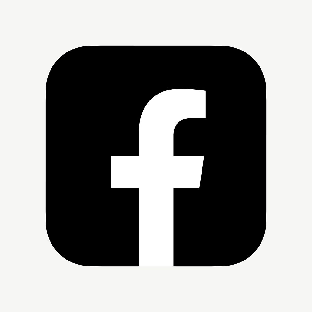 Facebook flat graphic icon for social media. 7 JUNE 2021 - BANGKOK, THAILAND