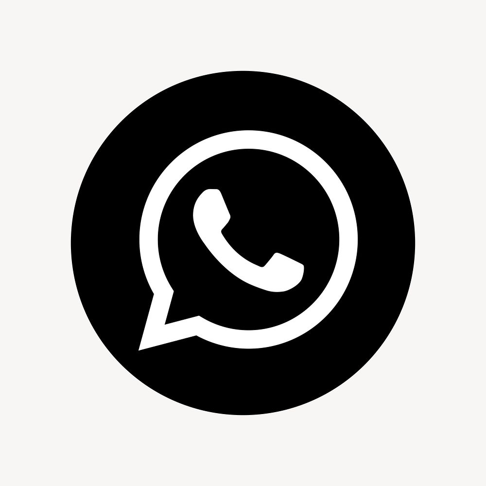 WhatsApp flat graphic icon for social media in psd. 7 JUNE 2021 - BANGKOK, THAILAND
