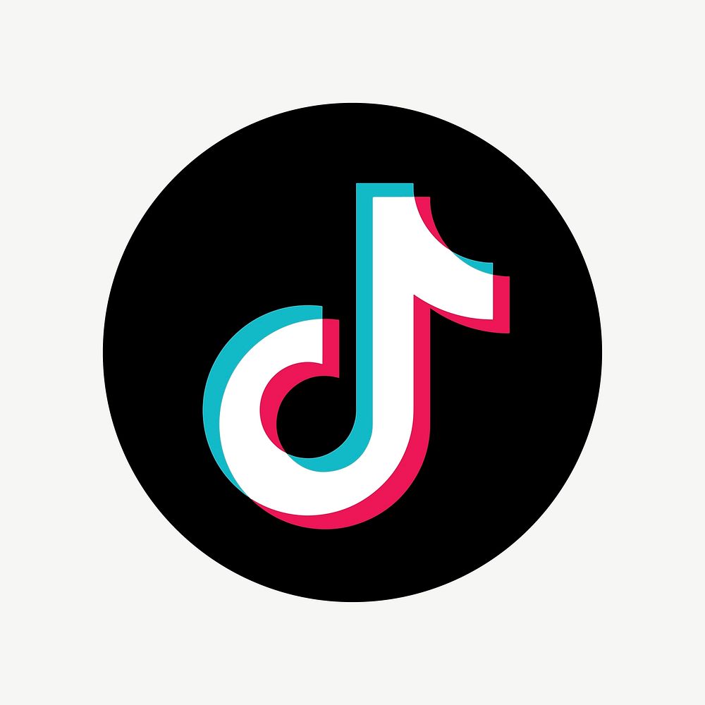 TikTok social media icon. 7 JUNE 2021 - BANGKOK, THAILAND