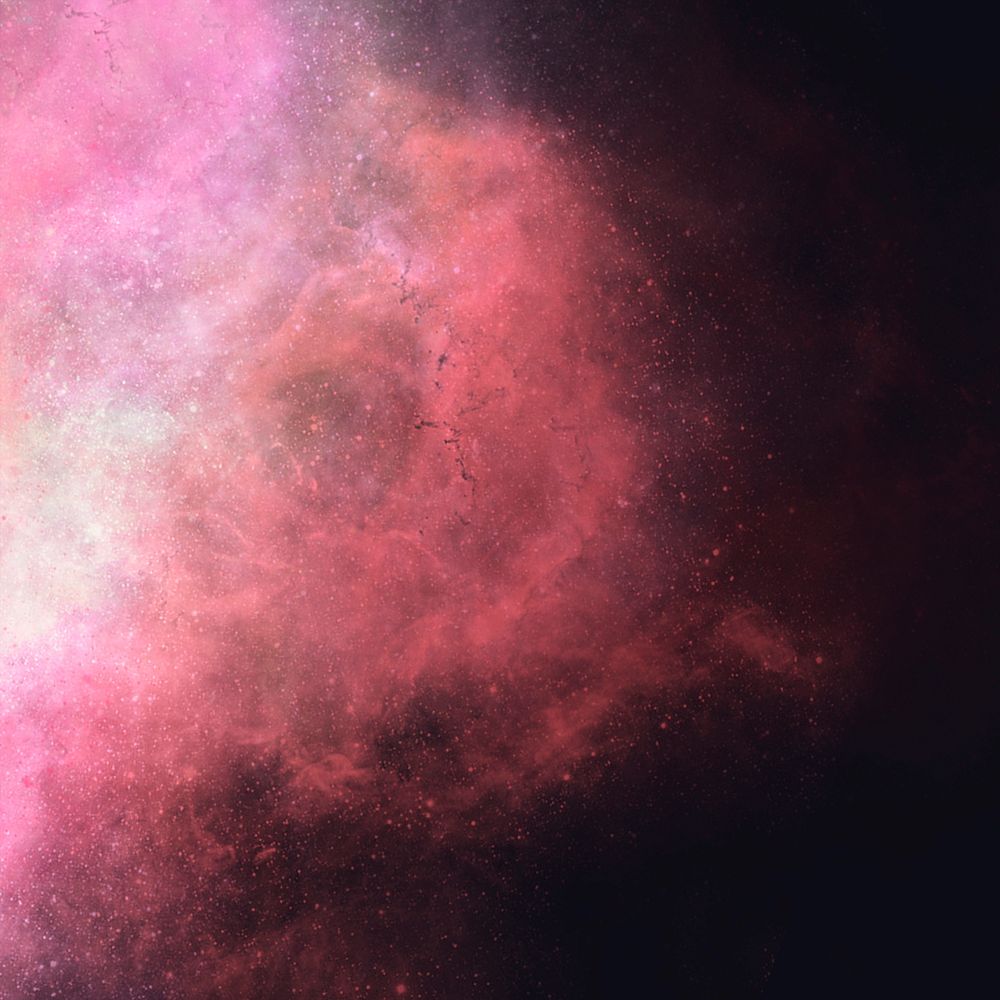 Aesthetic galaxy in black background