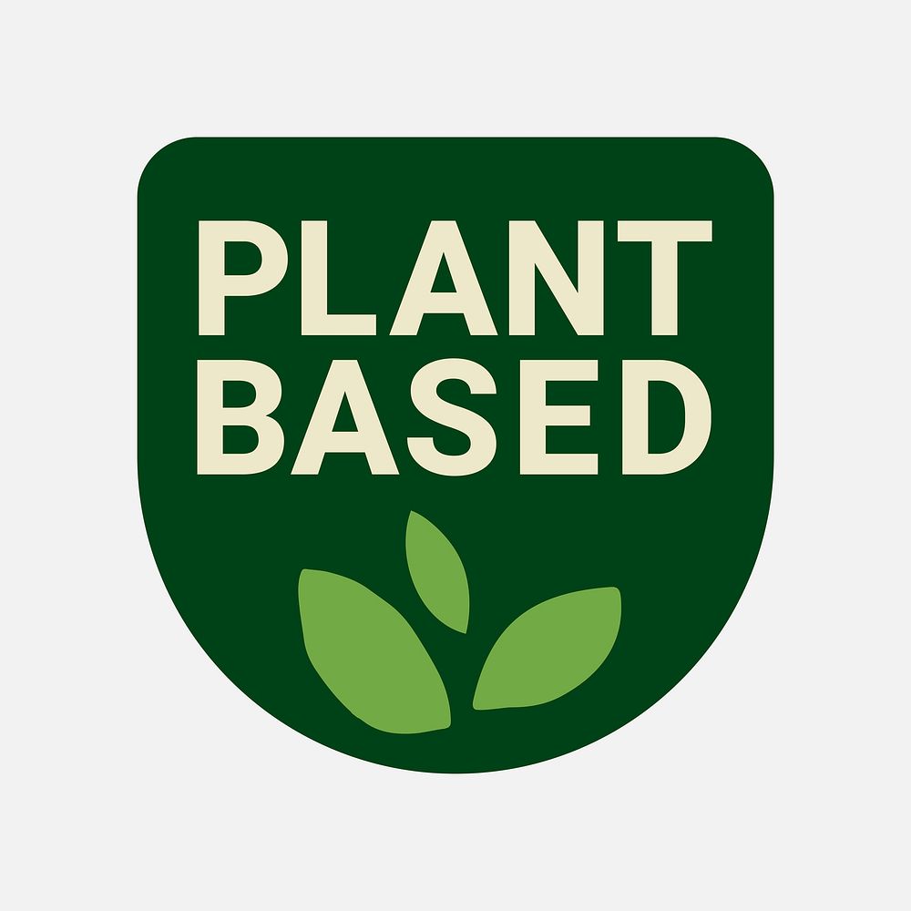 Plant based business logo for food packagin