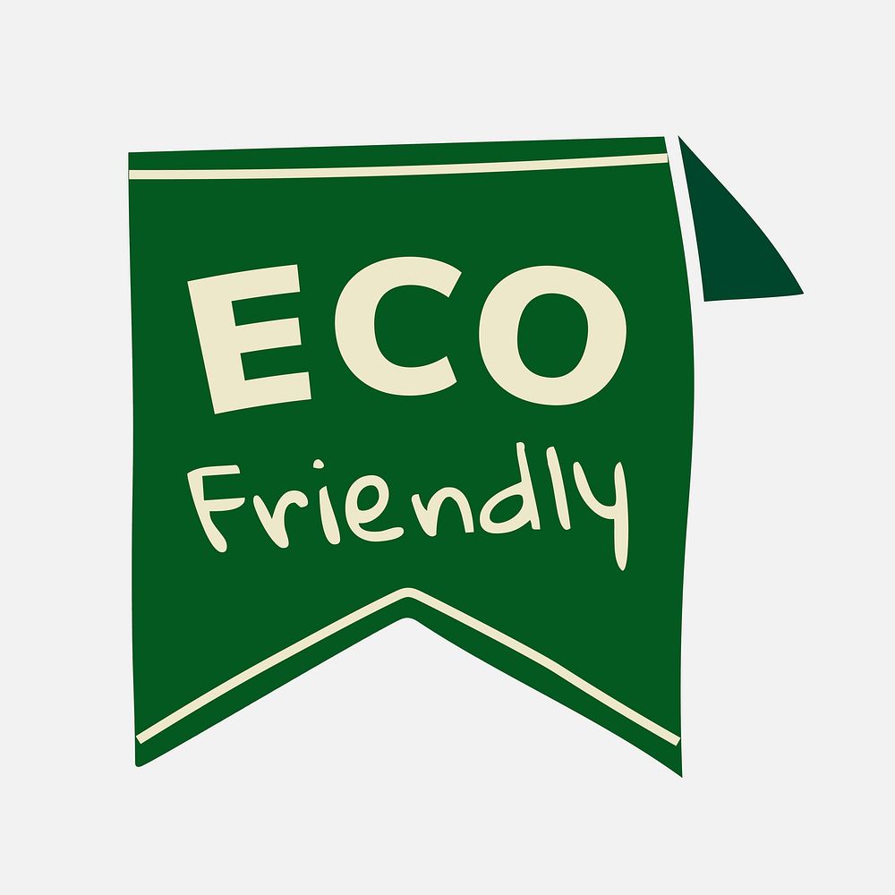 Eco-friendly business food packaging label
