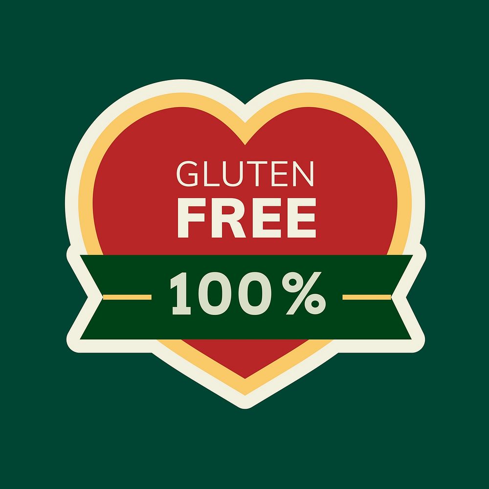 Gluten free business logo for food packaging