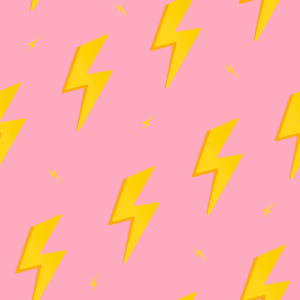 Pink seamless pattern background, lightning | Free Photo - rawpixel