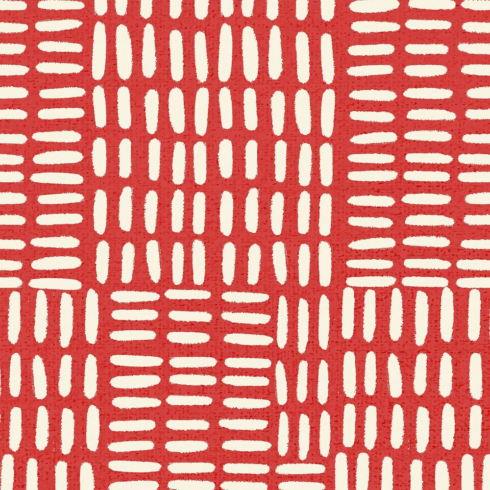 Striped pattern, textile vintage background in red