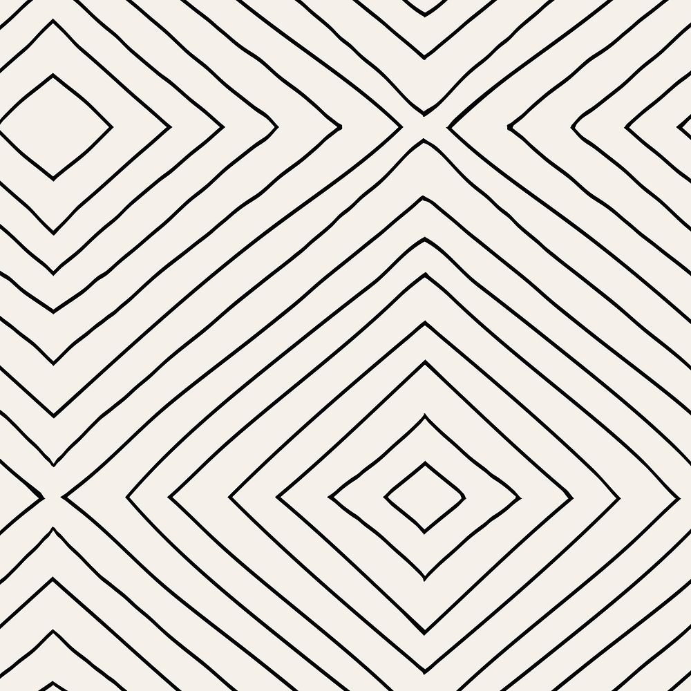 Striped pattern background, doodle vector, simple design