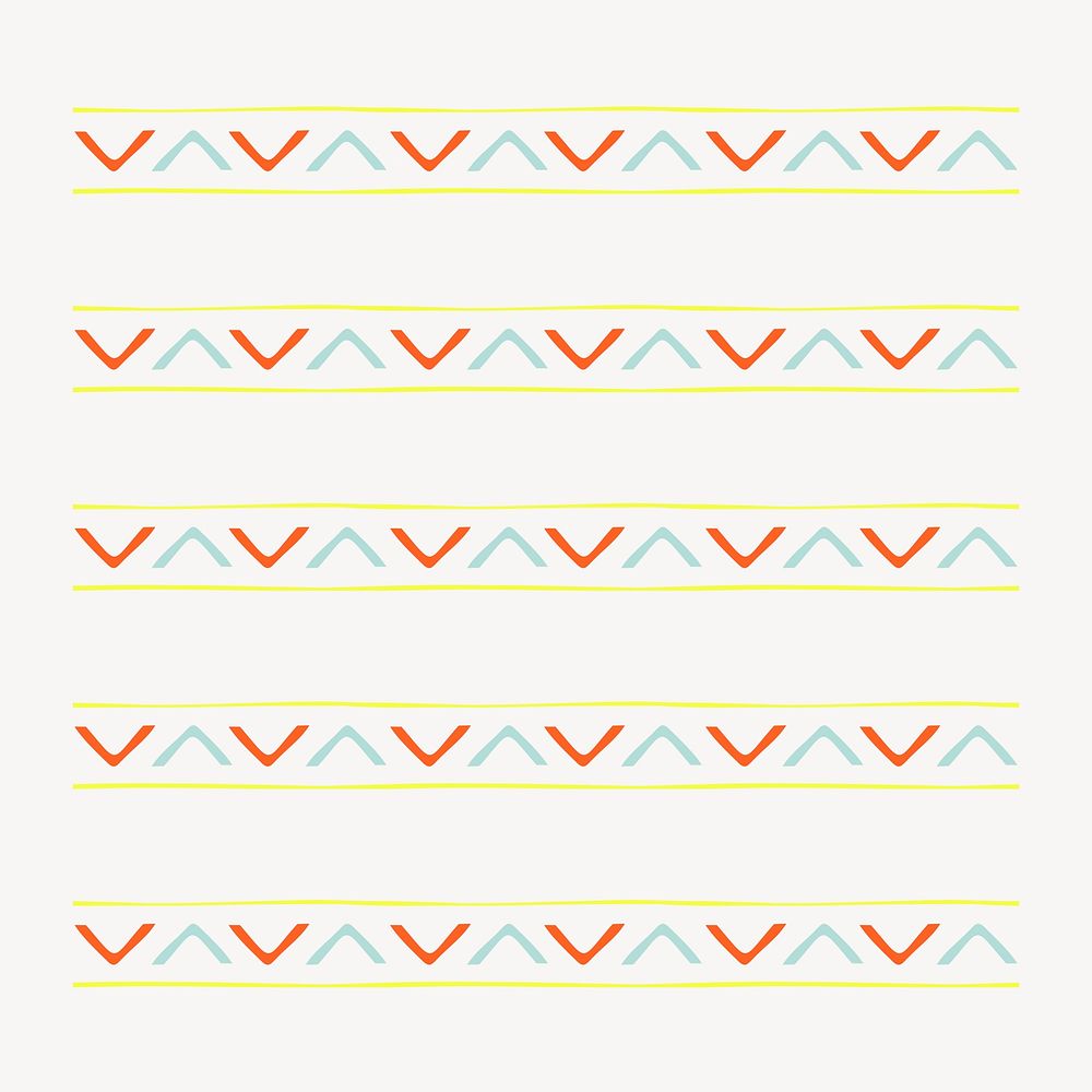 Ethnic pattern illustrator brush, colorful geometric design, compatible with ai 