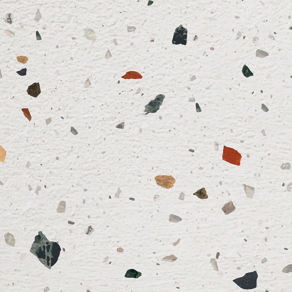 Aesthetic Terrazzo background, abstract pattern