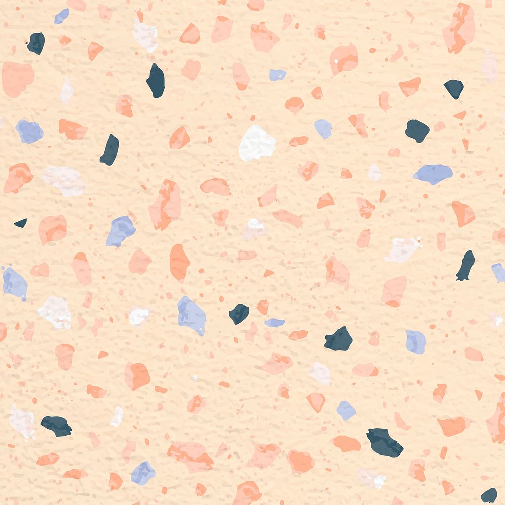 Aesthetic orange background, aesthetic Terrazzo design