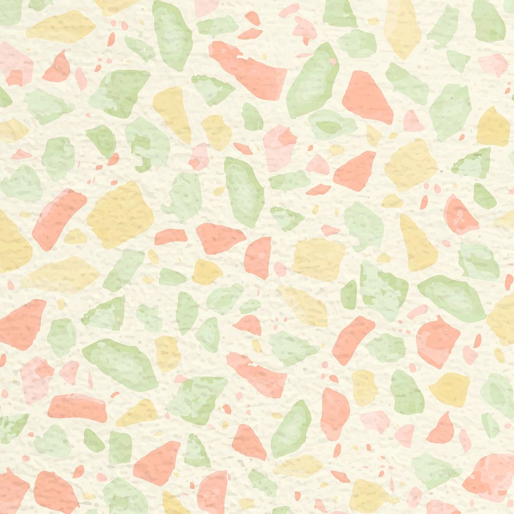 Pastel Terrazzo pattern background, abstract design