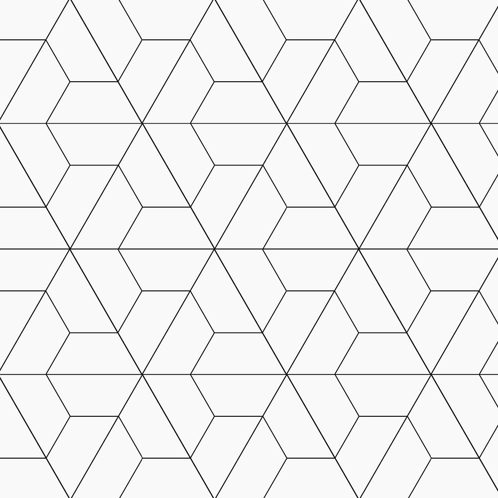 White pattern background, abstract geometric in simple design vector