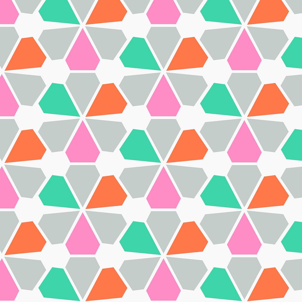 Triangle pattern background, abstract geometric, colorful design