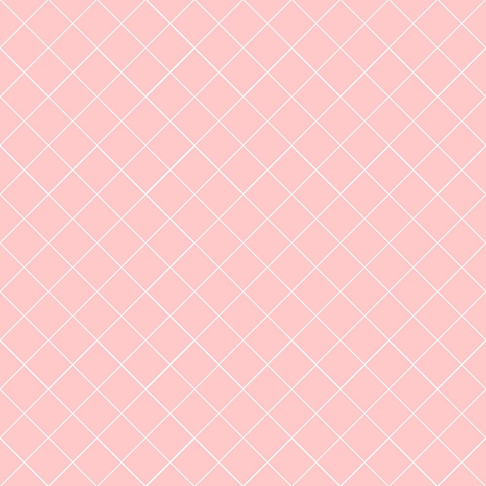 Pink pastel background, grid pattern, cute minimal design