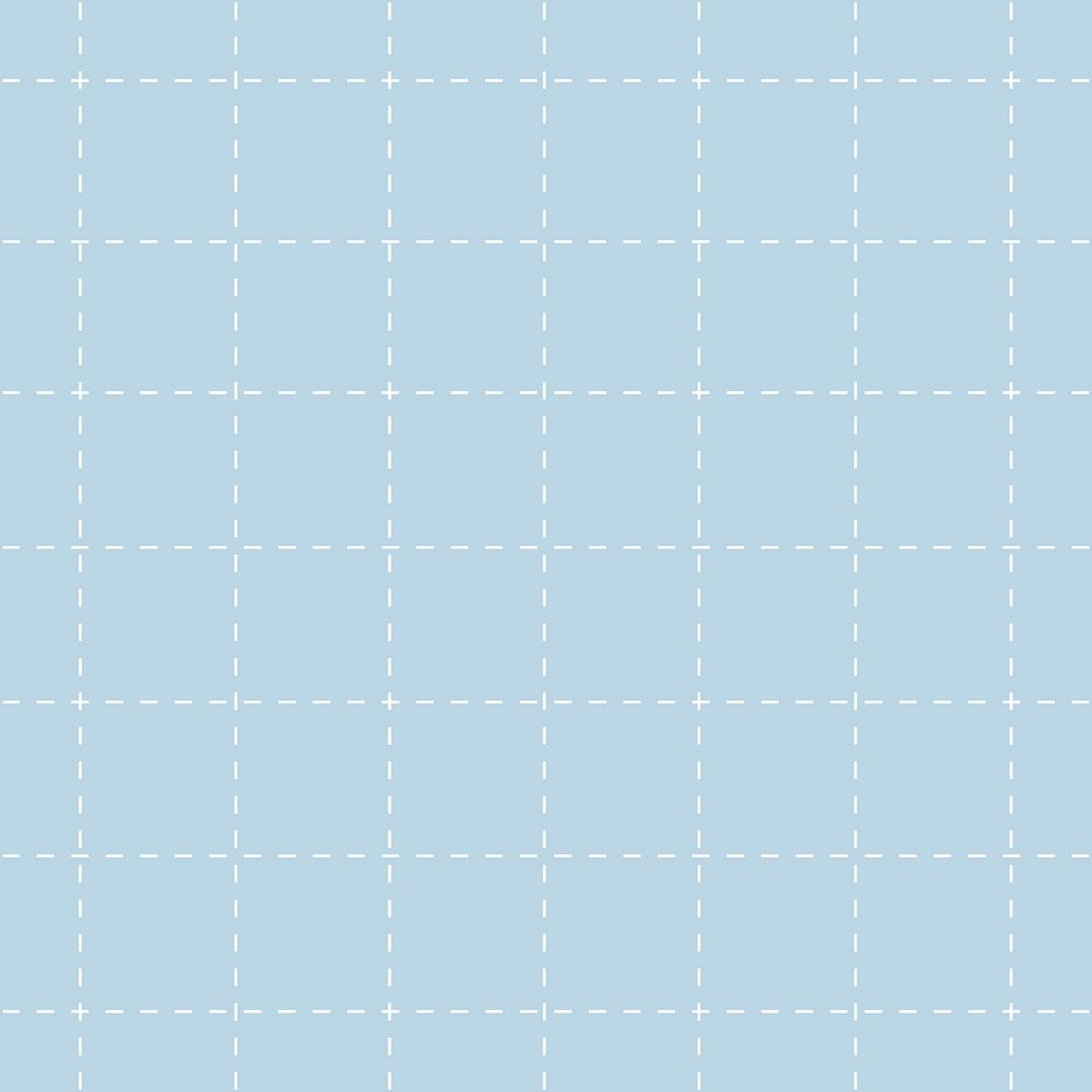 Cute blue background, grid pattern, simple pastel design