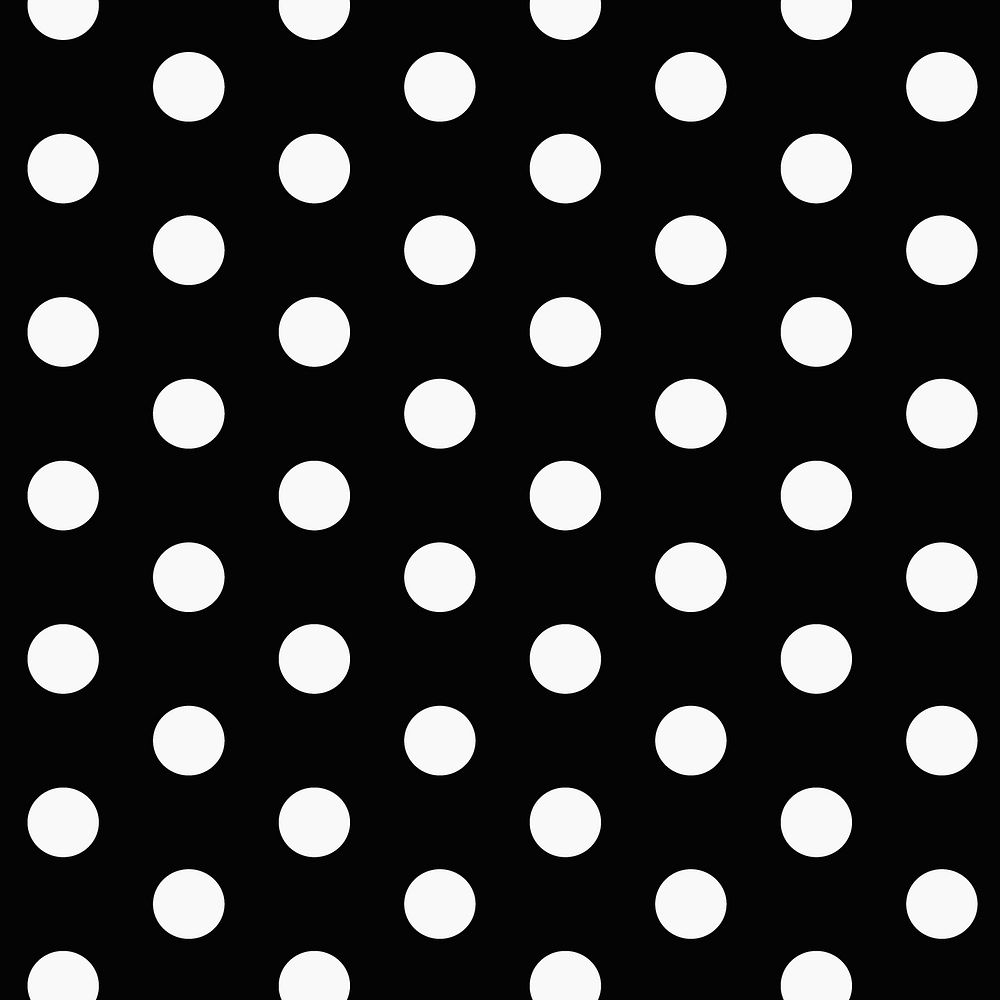 Abstract pattern background, polka dot in black and white