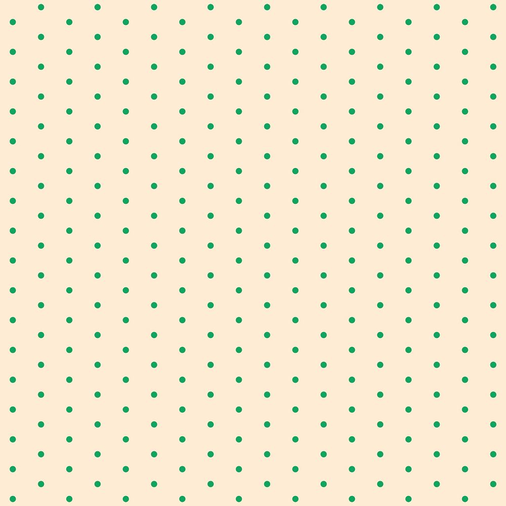 Cream background, polka dot pattern in cute design
