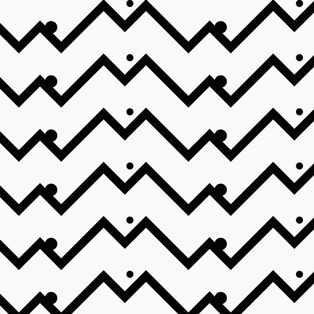 Zigzag pattern background, white chevron, simple design vector