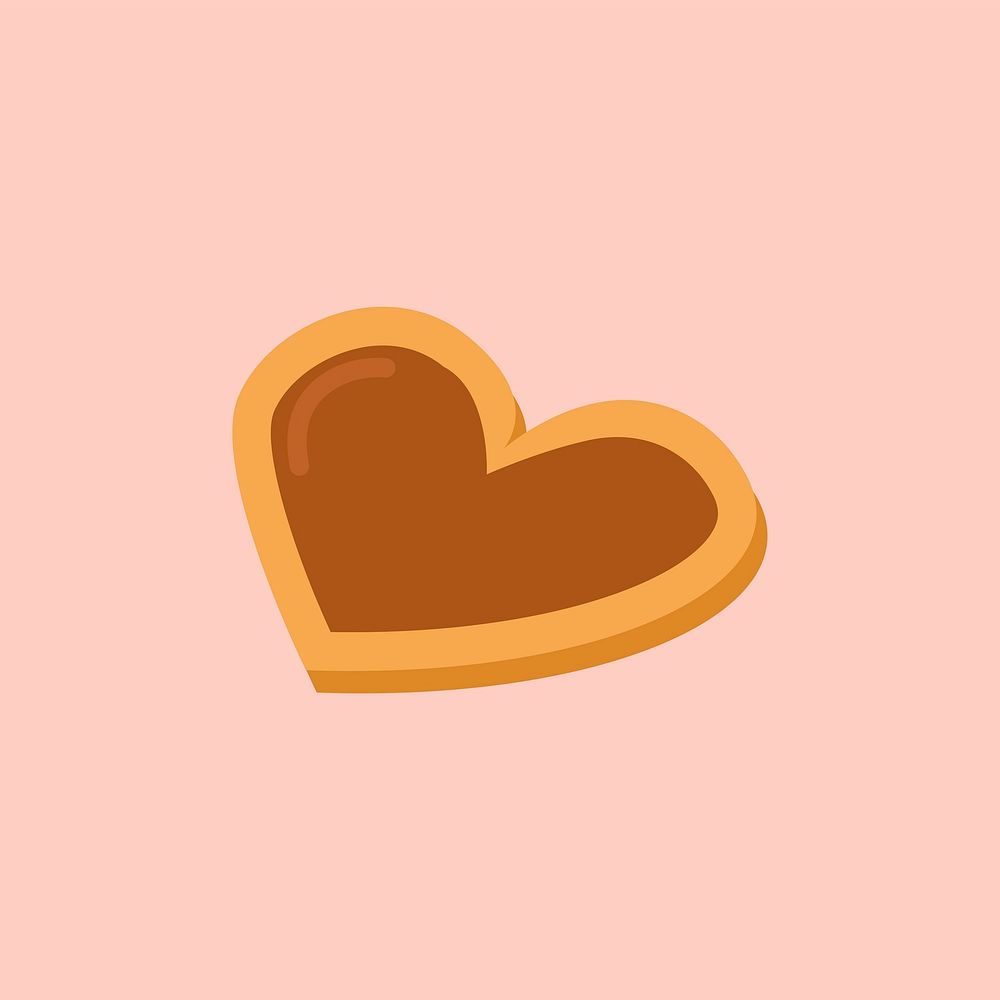 Cute Valentine&rsquo;s gift cookies design element