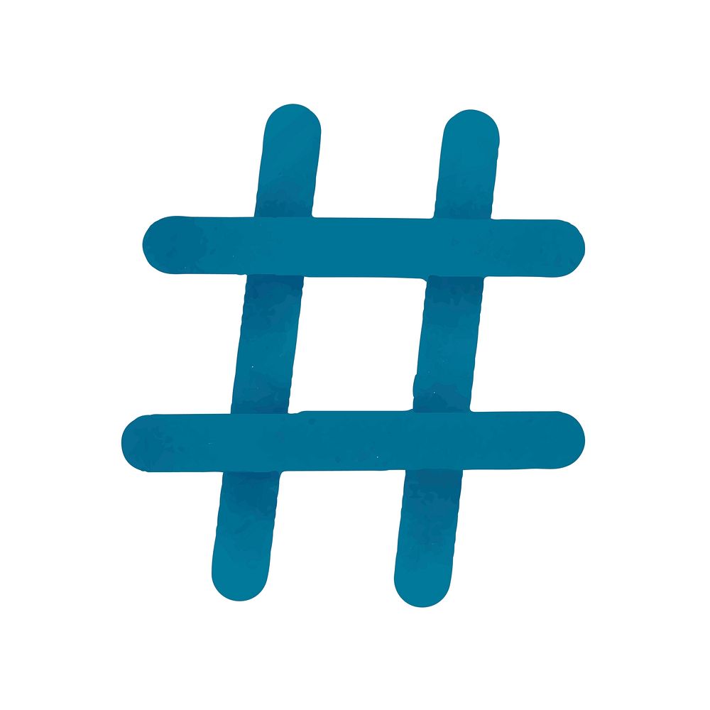 Social media trending hashtag social ads template