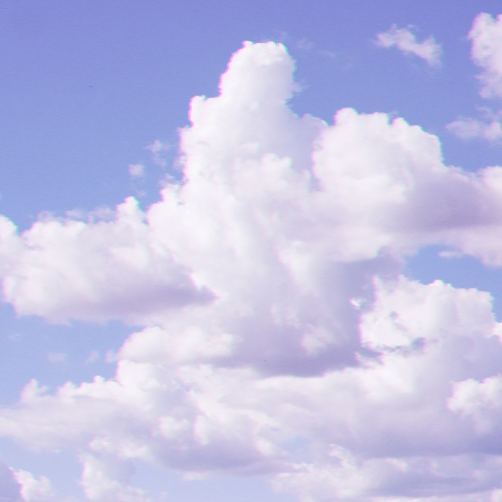 Aesthetic sky background, cloudscape  photo