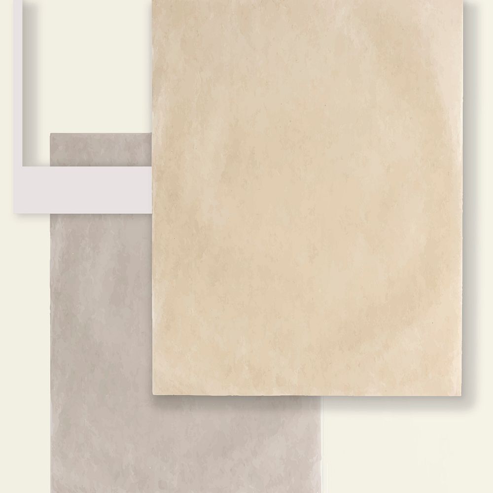 Beige aesthetic square background, paper texture