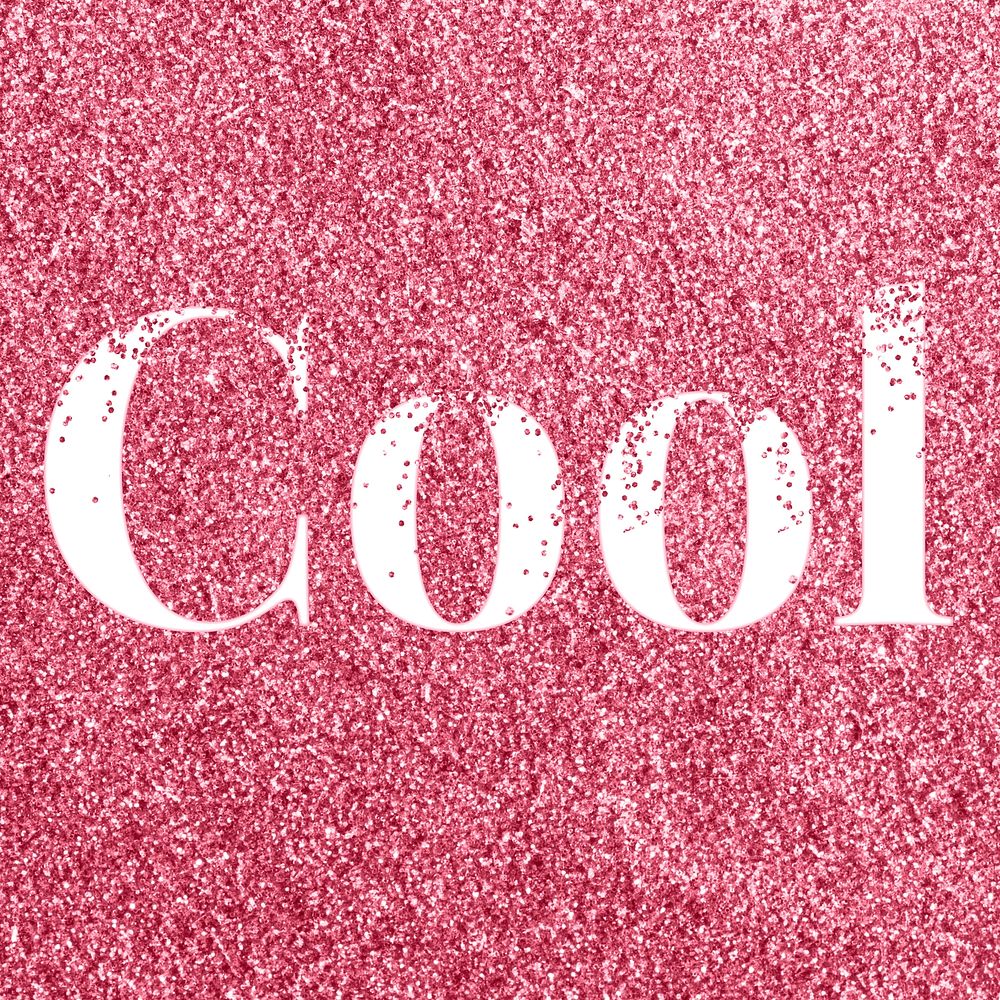 Rose glitter cool text typography festive effect
