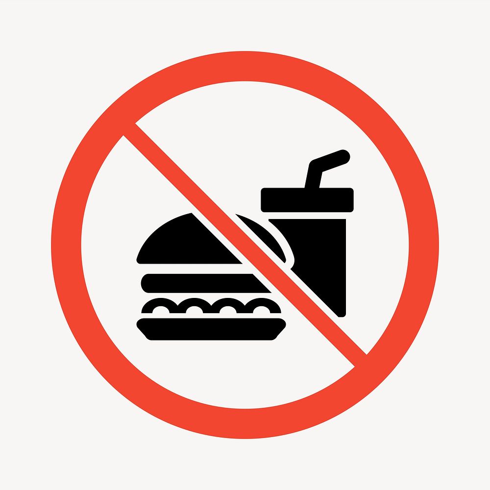 No food illustration. Free public domain CC0 image.