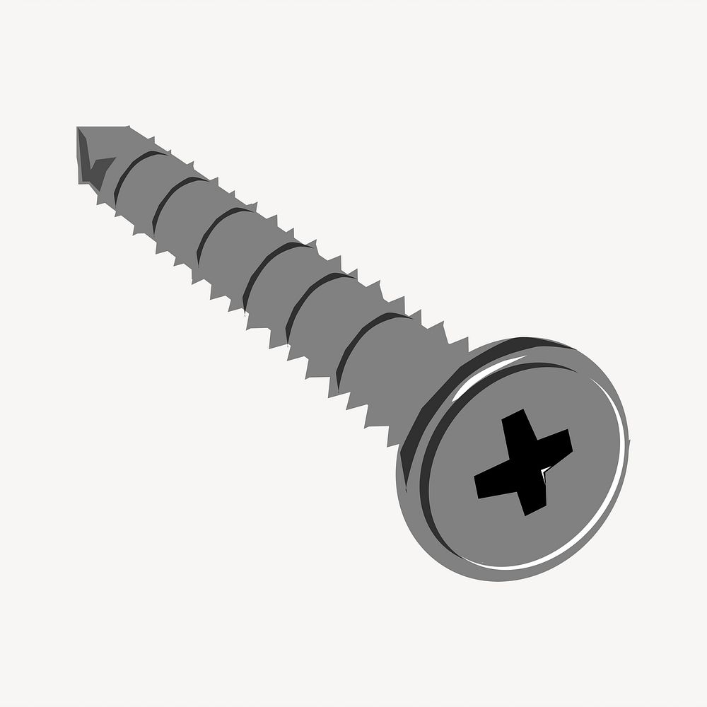 Nail tool illustration. Free public domain CC0 image.
