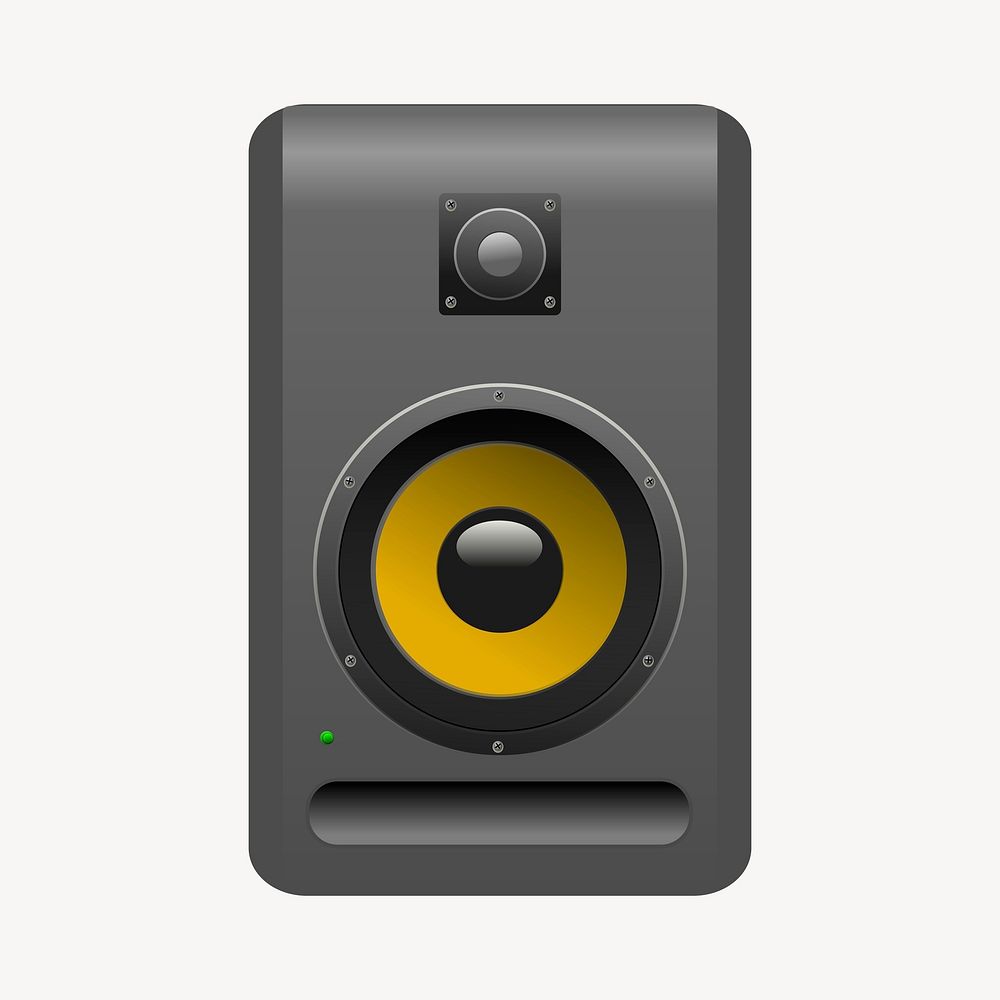 Audio speaker clipart, illustration psd. Free public domain CC0 image.