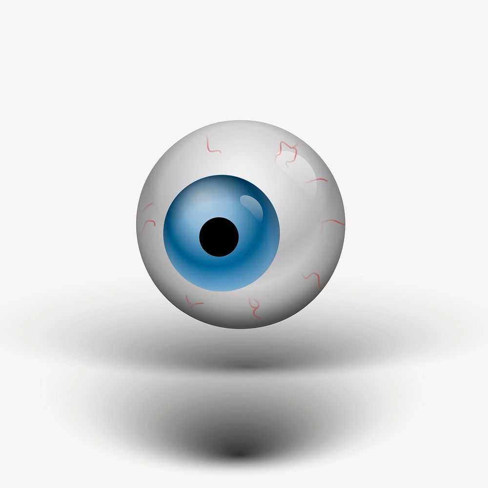 Eyeball clipart vector. Free public domain CC0 image.