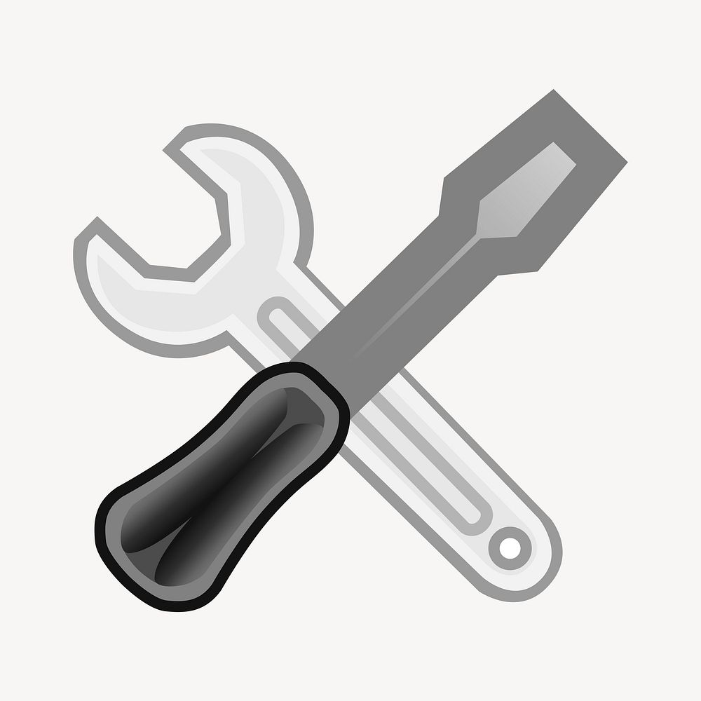 Tool icon clipart, illustration psd. Free public domain CC0 image.