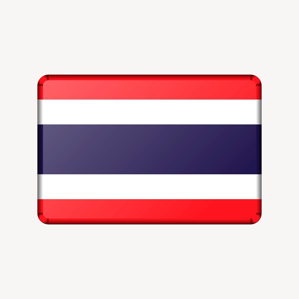 Flag of Thailand clipart psd. Free public domain CC0 image.