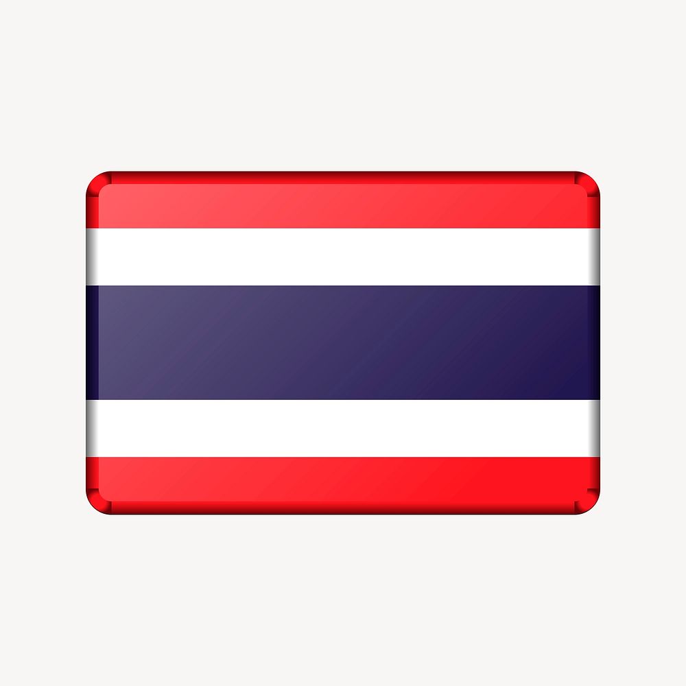 Flag of Thailand illustration. Free public domain CC0 image.