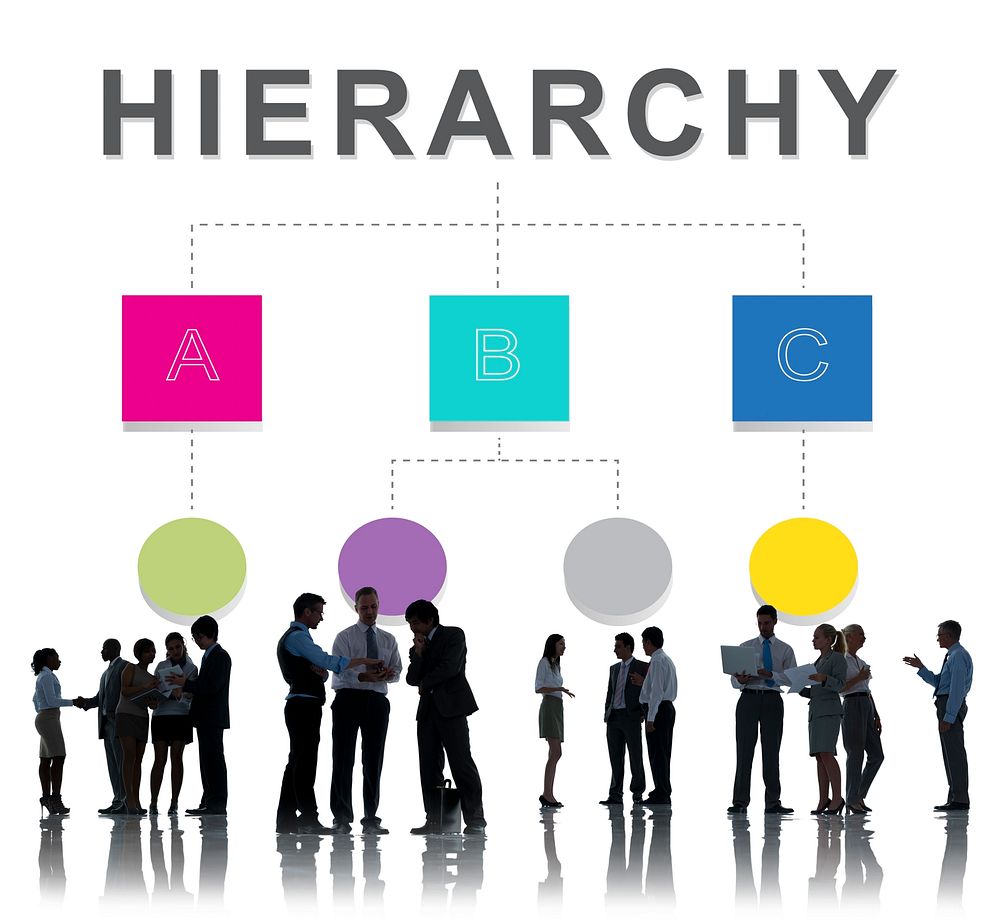 Hierarchy Leader Team Diagram Concept