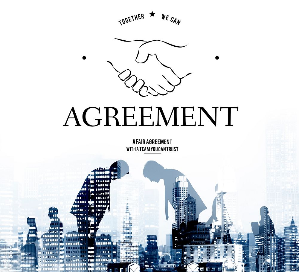 Agreement Partnership Teamwork Support Handshake Graphic