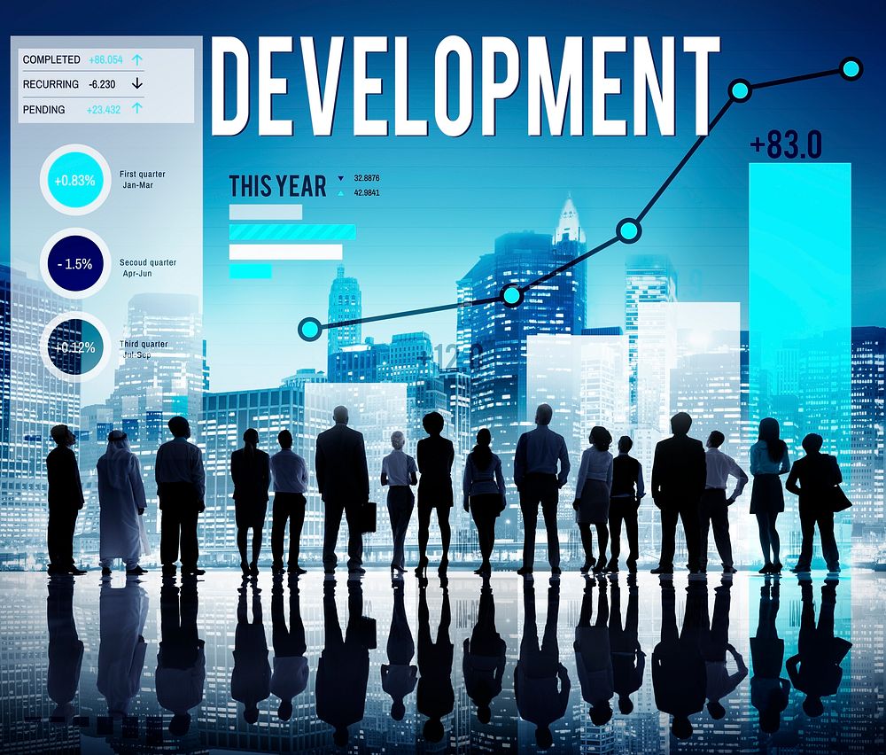 Development Improve Growth Strategy Goal Concept